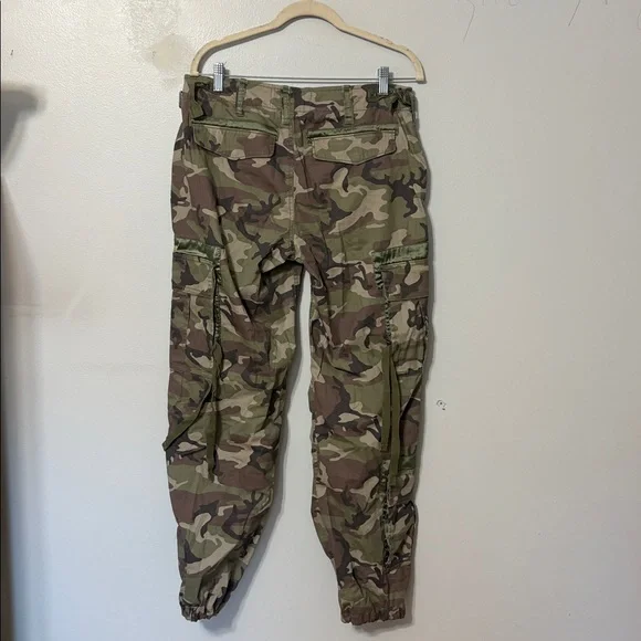Abercrombie & Fitch Camo Cargo Jogger Pants Utility Military Small - Picture 5 of 5